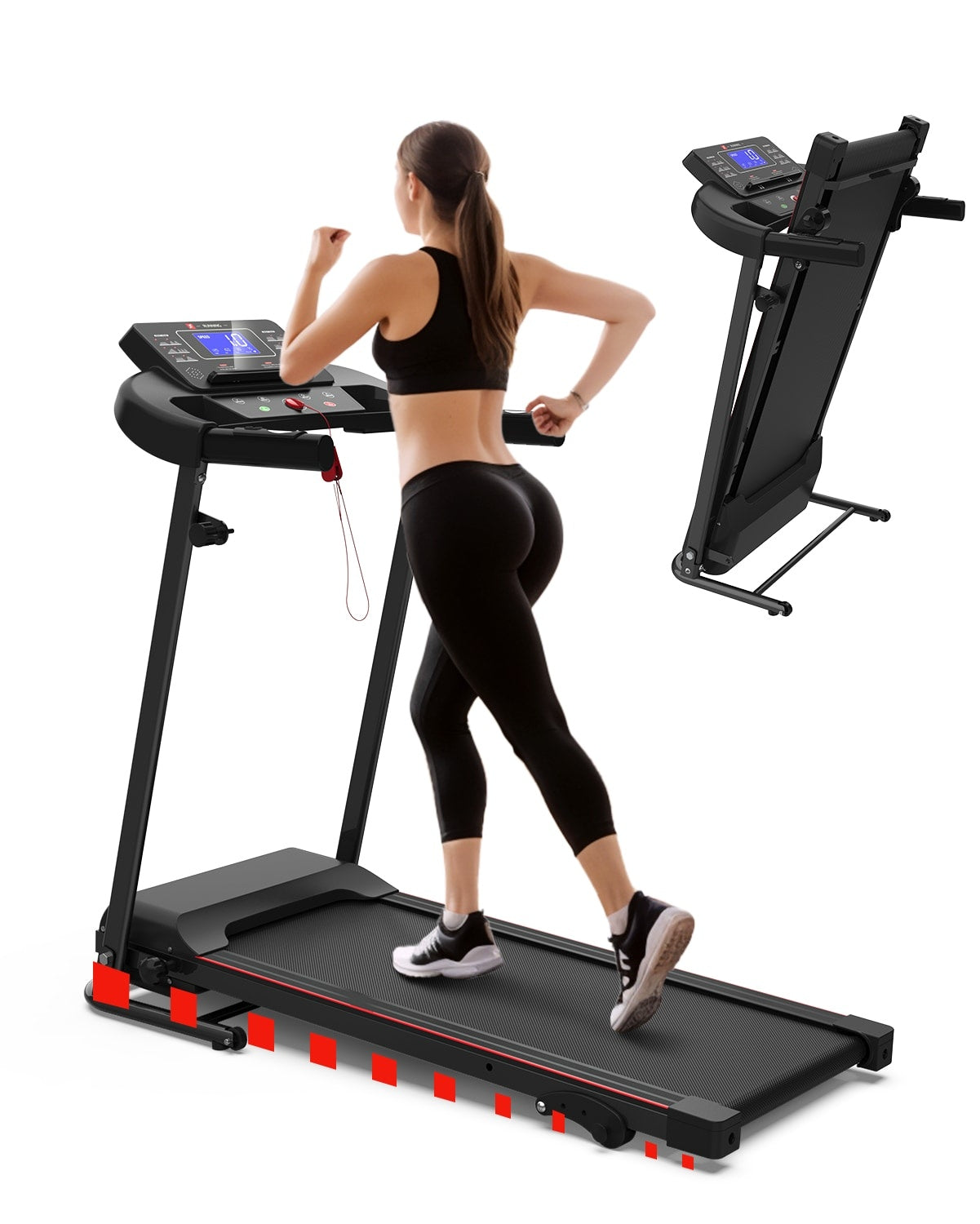 Foldable Treadmill Walking Machine - Fitness & Exercise - Active Originals