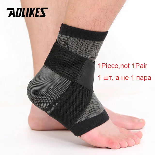 1 Piece Black Aolikes Sports Ankle Support - Fitness & Exercise - Active Originals