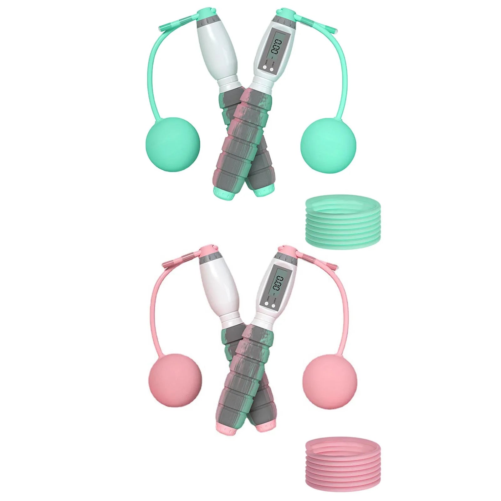 Green Pink Wireless Jump Rope - Fitness & Exercise - Active Originals