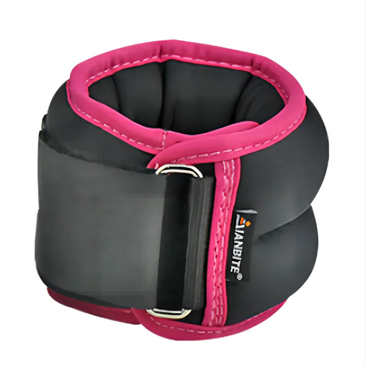 Pink Black Ankle & Wrist Weights - Fitness & Exercise - Active Originals