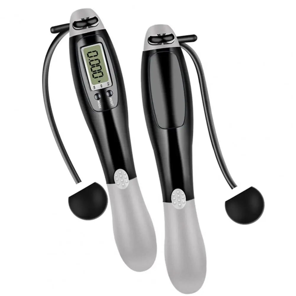 Black Smart Digital Skipping Rope  - Fitness & Exercise - Active Originals