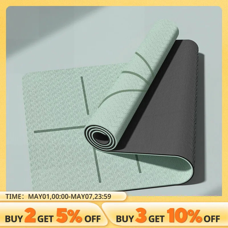 Non-Slip Eco-Friendly Yoga Mat - Fitness & Exercise Mat with Strap | Active Originals