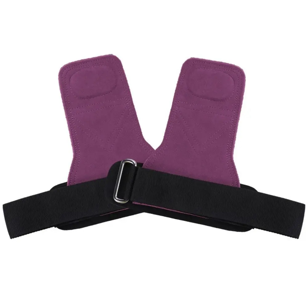 Purple Black Weightlifting Wrist Straps - Fitness & Exercise - Active Originals