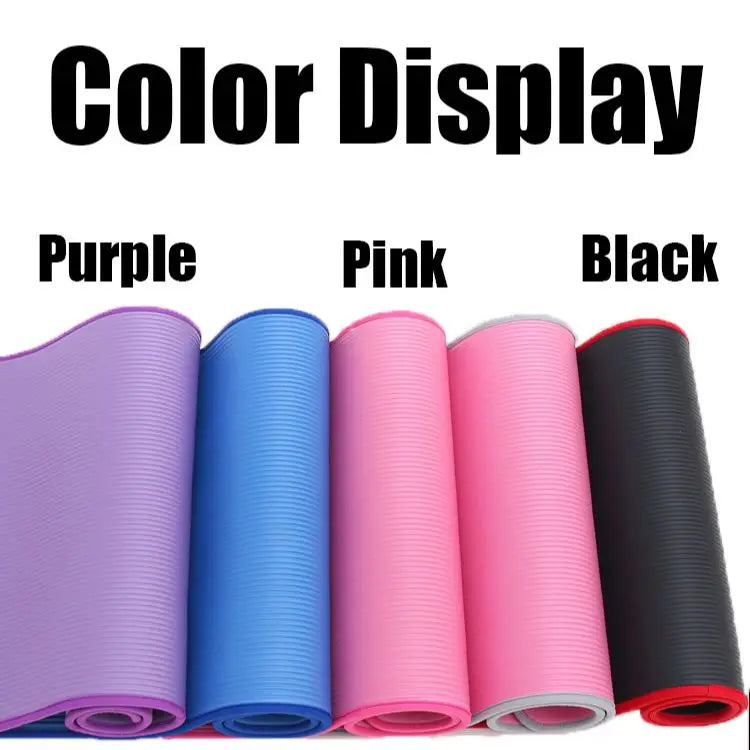 Extra Thick 10mm Yoga Mat - Non-Slip Fitness & Exercise Mat | Active Originals