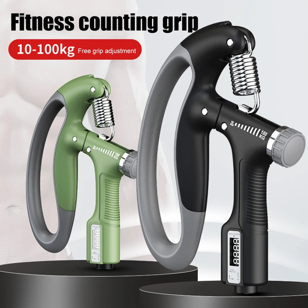 10-100KG Adjustable Heavy Gripper Fitness Hand Grip Strengthener Spring Finger Expander Muscle Training Hand Fitness Equipment