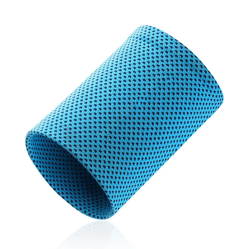 S size Blue Cold Feeling Wristbands - Fitness & Exercise - Active Originals