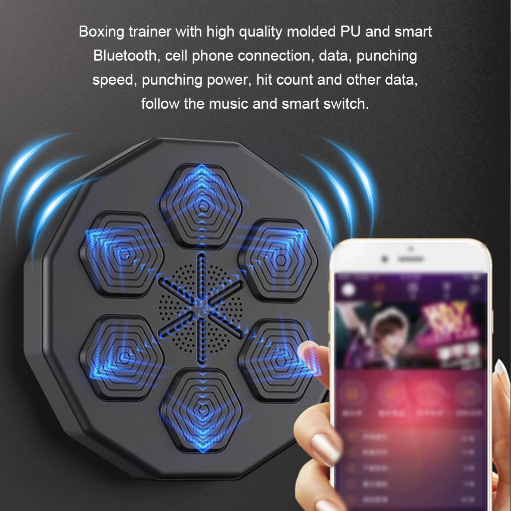 Electronic Punching Target Smart Wall Target LED Boxing Training Goal Intelligent Music Boxing Machine Pad Fitness Equipment