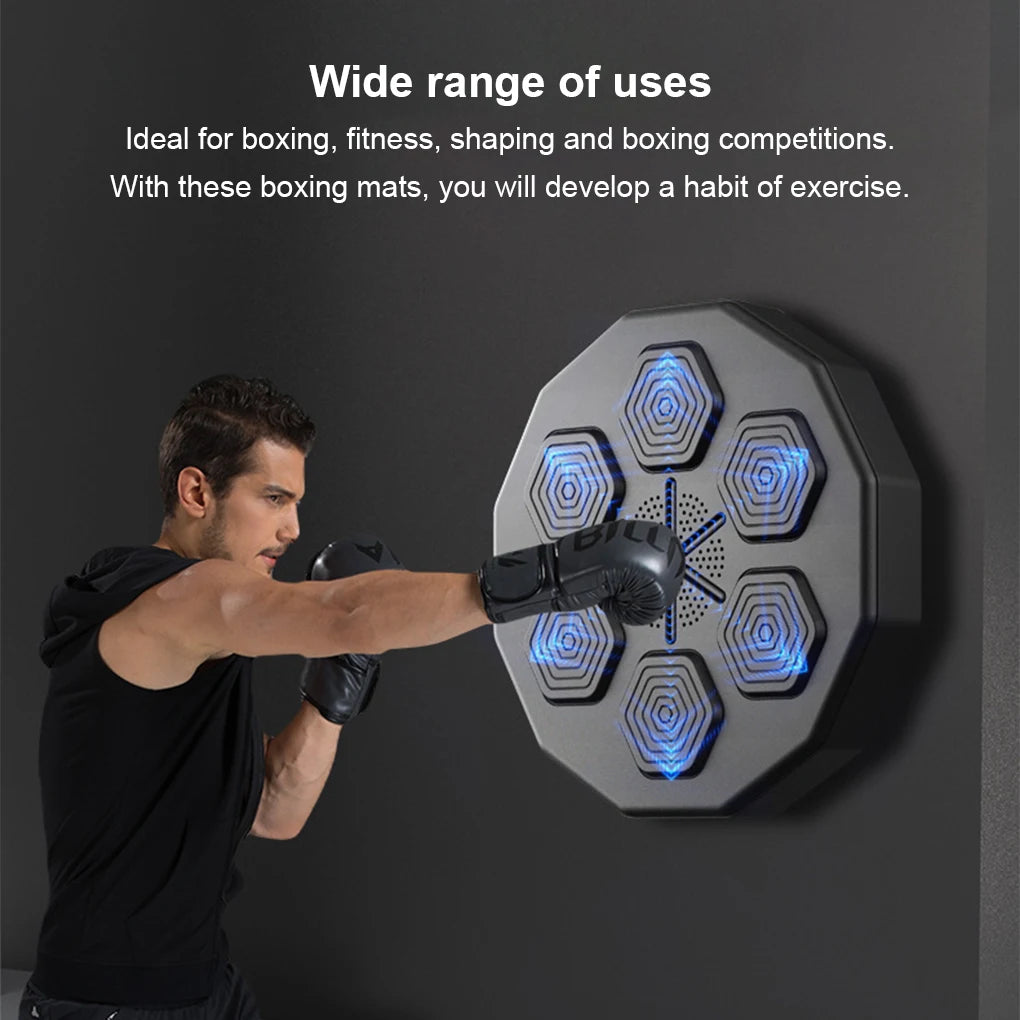 Electronic Punching Target Smart Wall Target LED Boxing Training Goal Intelligent Music Boxing Machine Pad Fitness Equipment