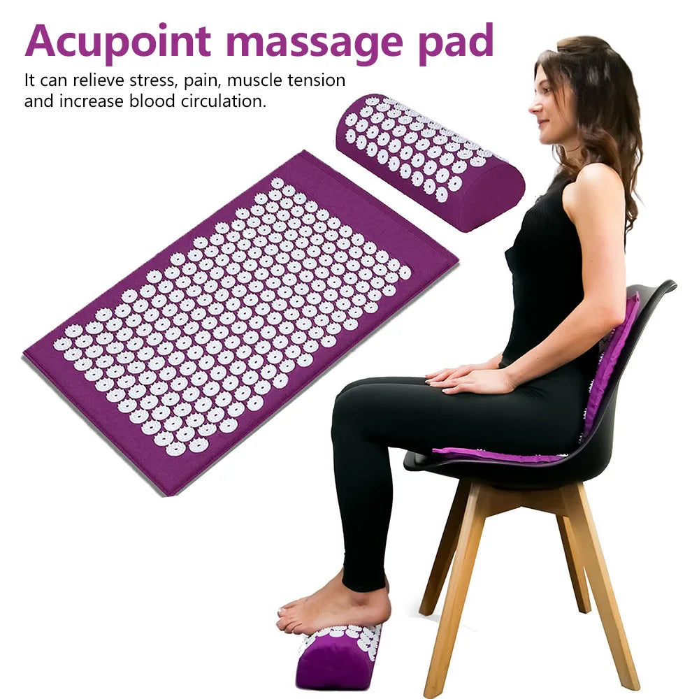 Acupressure Yoga Mat Set - Stress Relief & Muscle Recovery | Active Originals