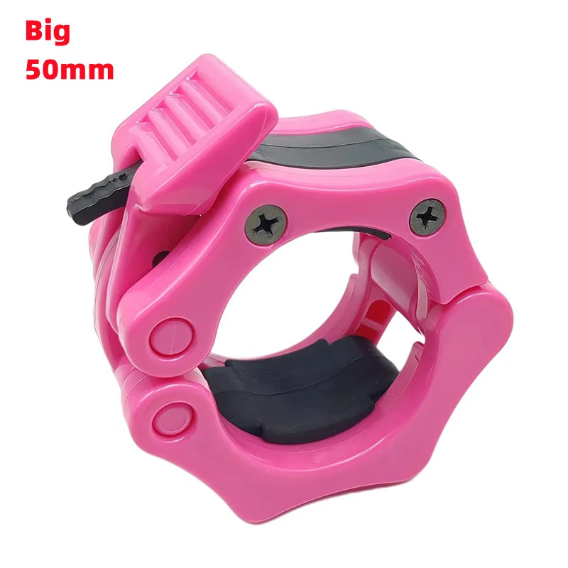 Big Pink Quick Release Barbell Clips - Fitness & Exercise - Active Originals