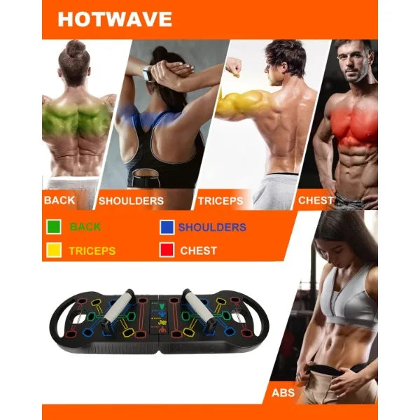 Portable 20-in-1 Push-Up Board - Fitness & Exercise Equipment | Active Originals