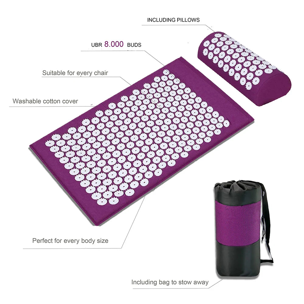 Acupressure Yoga Mat Set - Stress Relief & Muscle Recovery | Active Originals