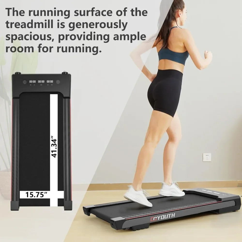 Treadmill 2 in 1  with Wireless Speaker, Remote Control and LED Display, Walking Jogging Machine for Home/Office Use Treadmill