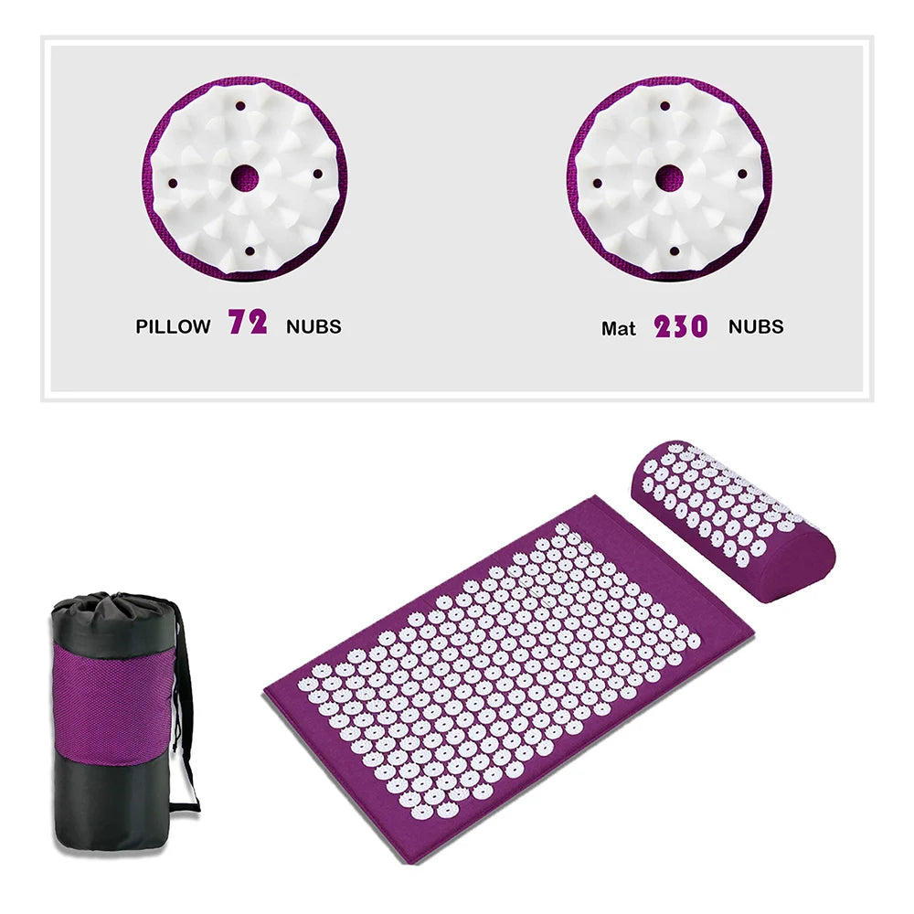 Acupressure Yoga Mat Set - Stress Relief & Muscle Recovery | Active Originals