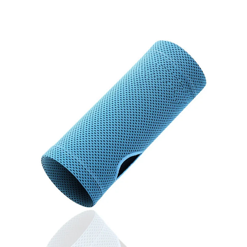 L size Blue Long Cold Feeling Wristbands - Fitness & Exercise - Active Originals