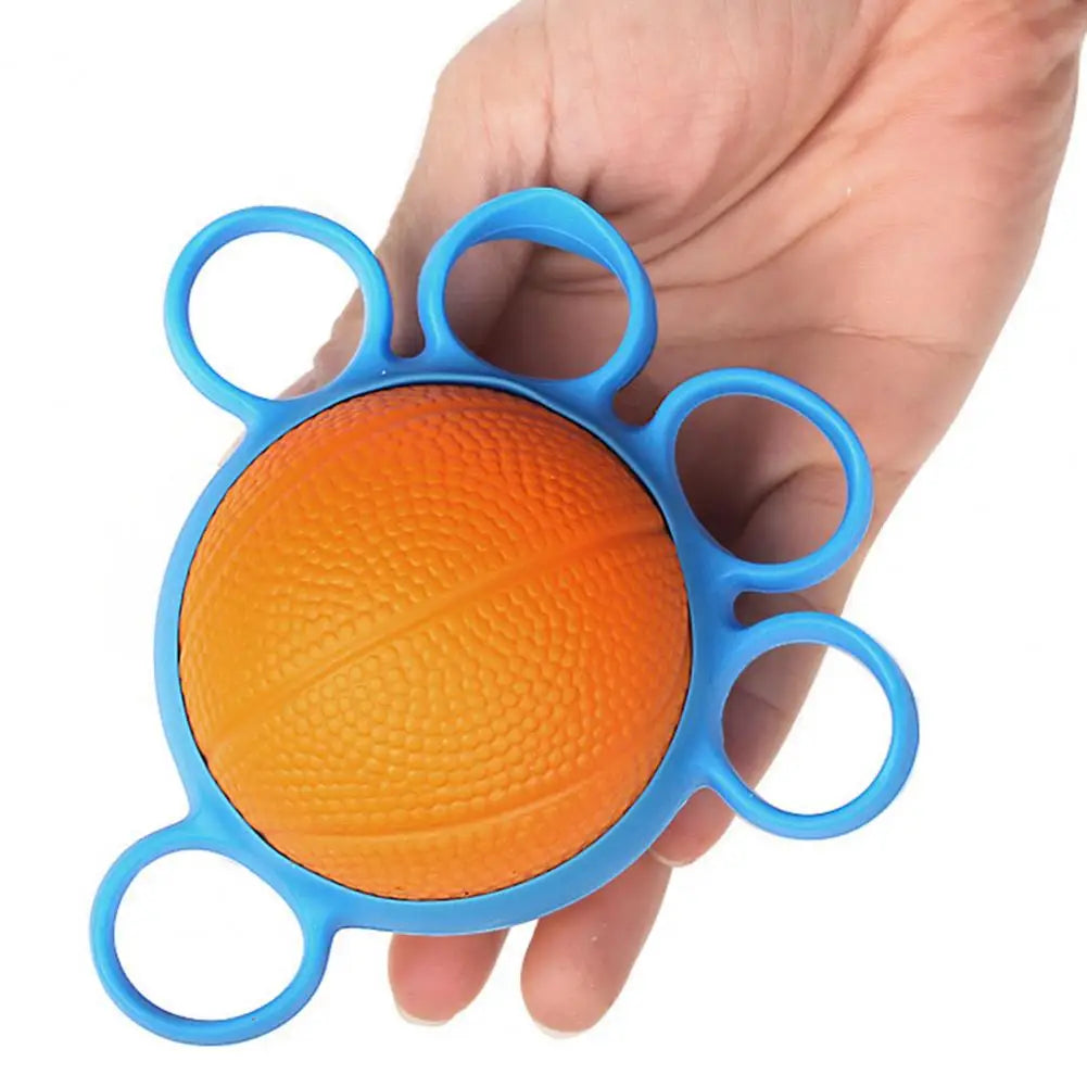 Finger Grip Ball Massage Hand Therapy Grip Strengthener Ball Five Finger Strengthen Device Muscle Relex Recovery Rehabilitation